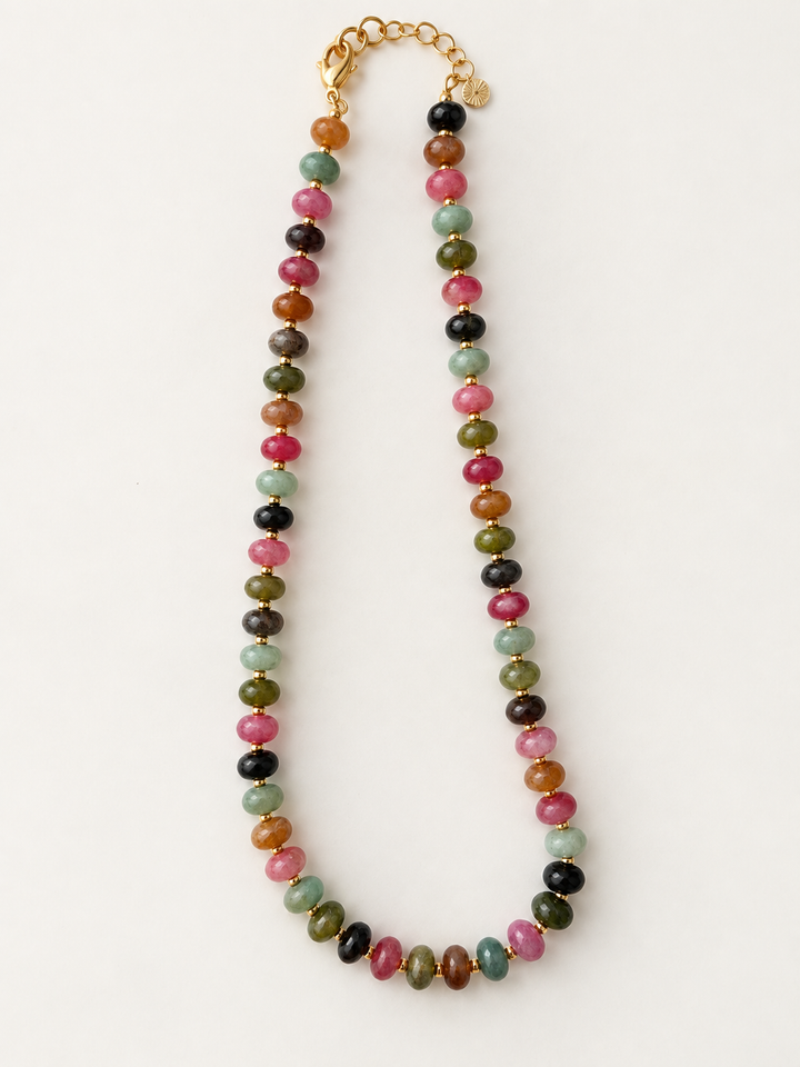 Sea Glass Beaded Necklace - Fall Mix PREORDER ships 11/2