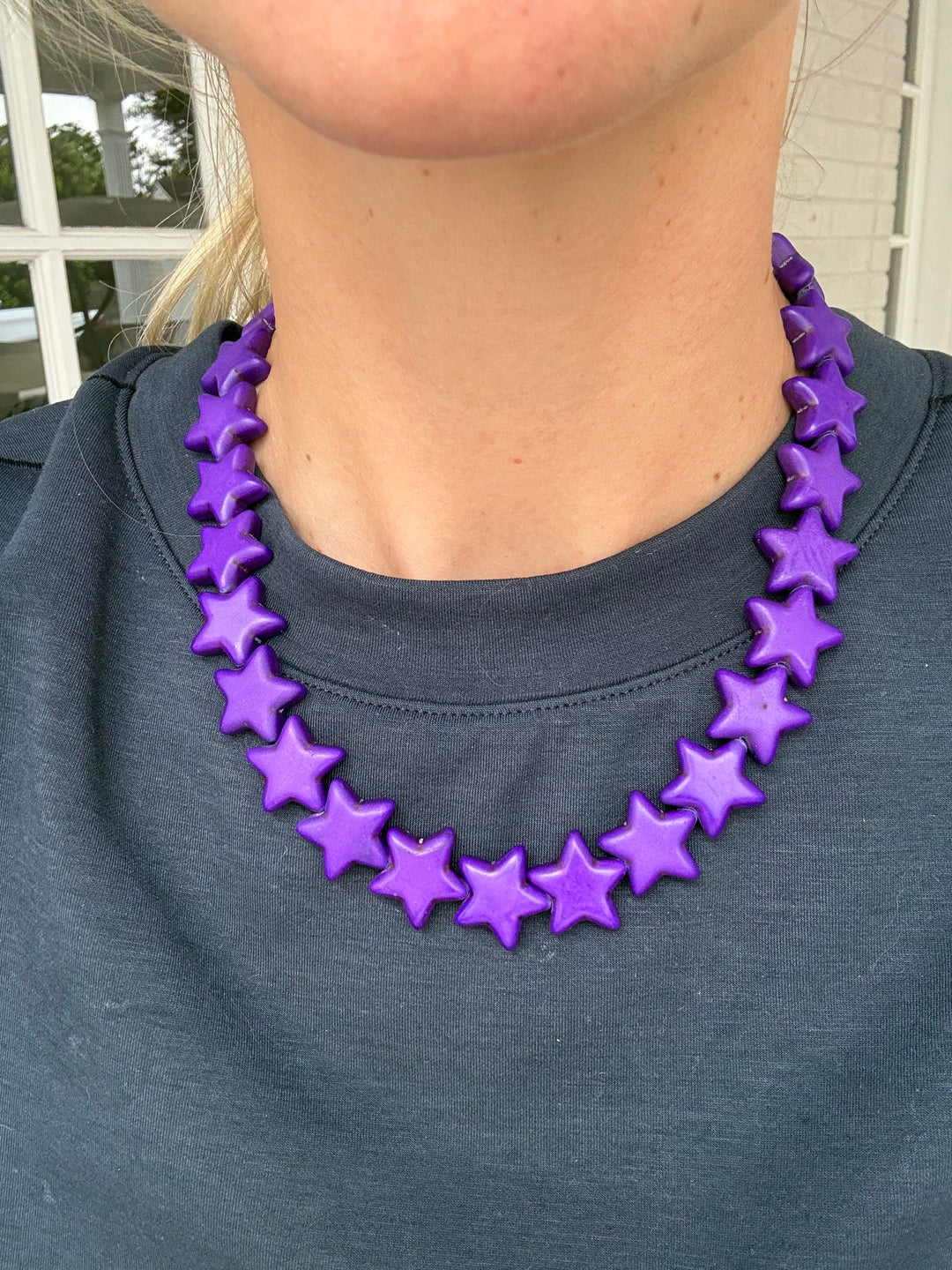 Star Necklace - Large - Purple PREORDER Ships 11/9
