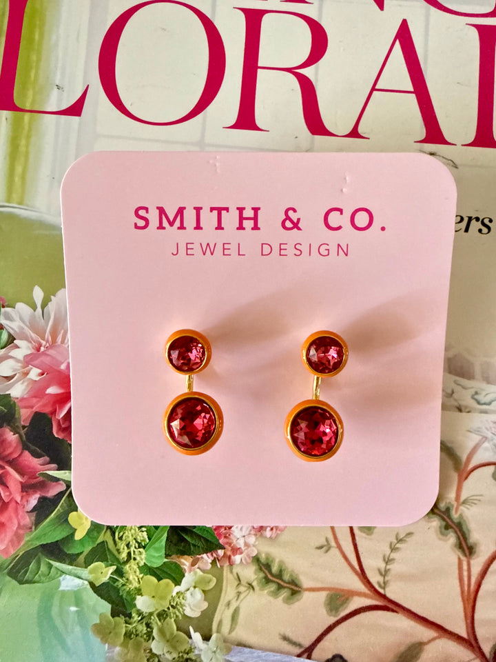 Maison Wrap Earring - Orange / Pink