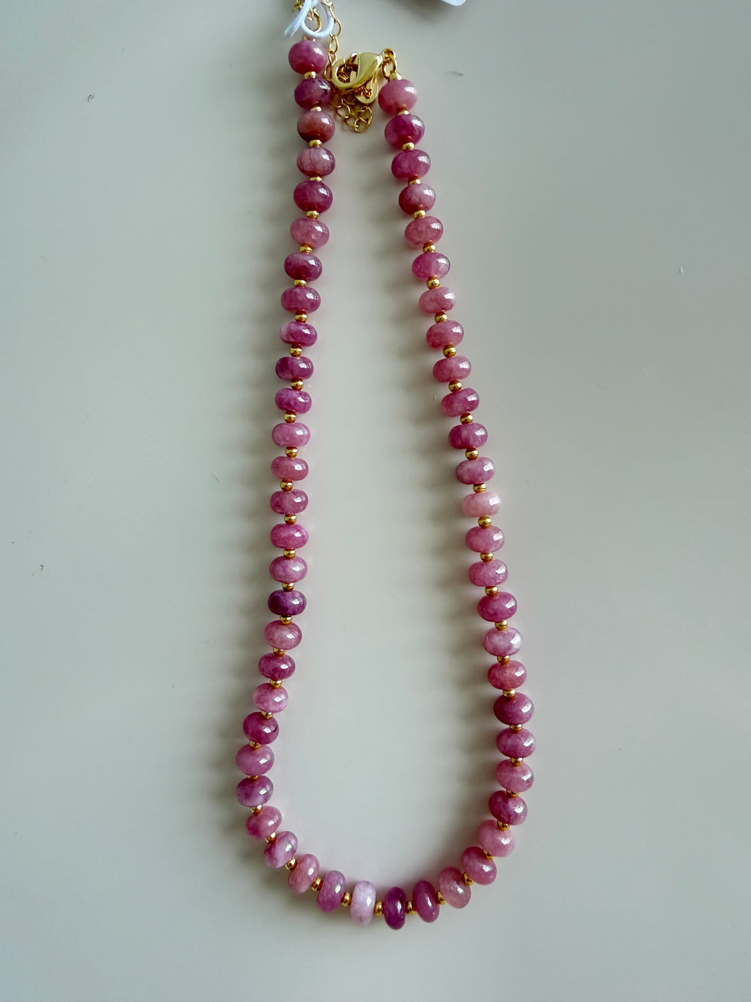 Sea Glass Necklace - Mulberry