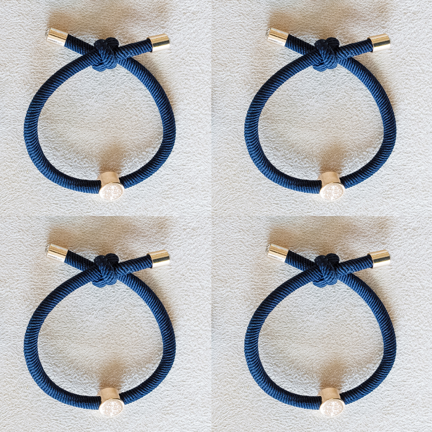 Original Hair Tie set  sold as set of four all navy .