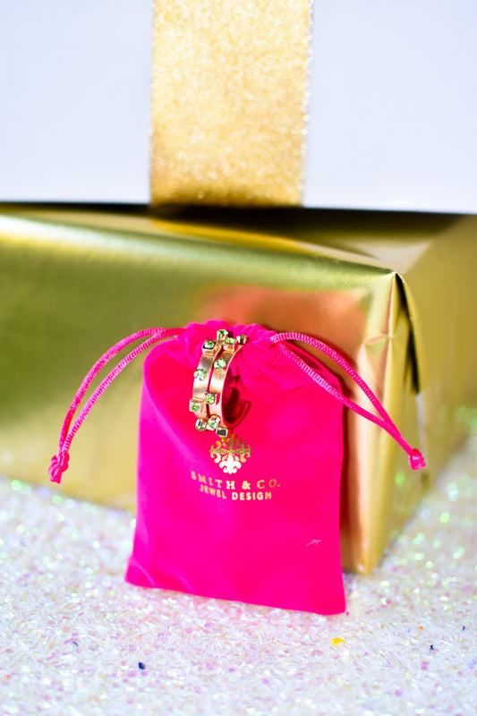 Signature Velvet Pink Pouch