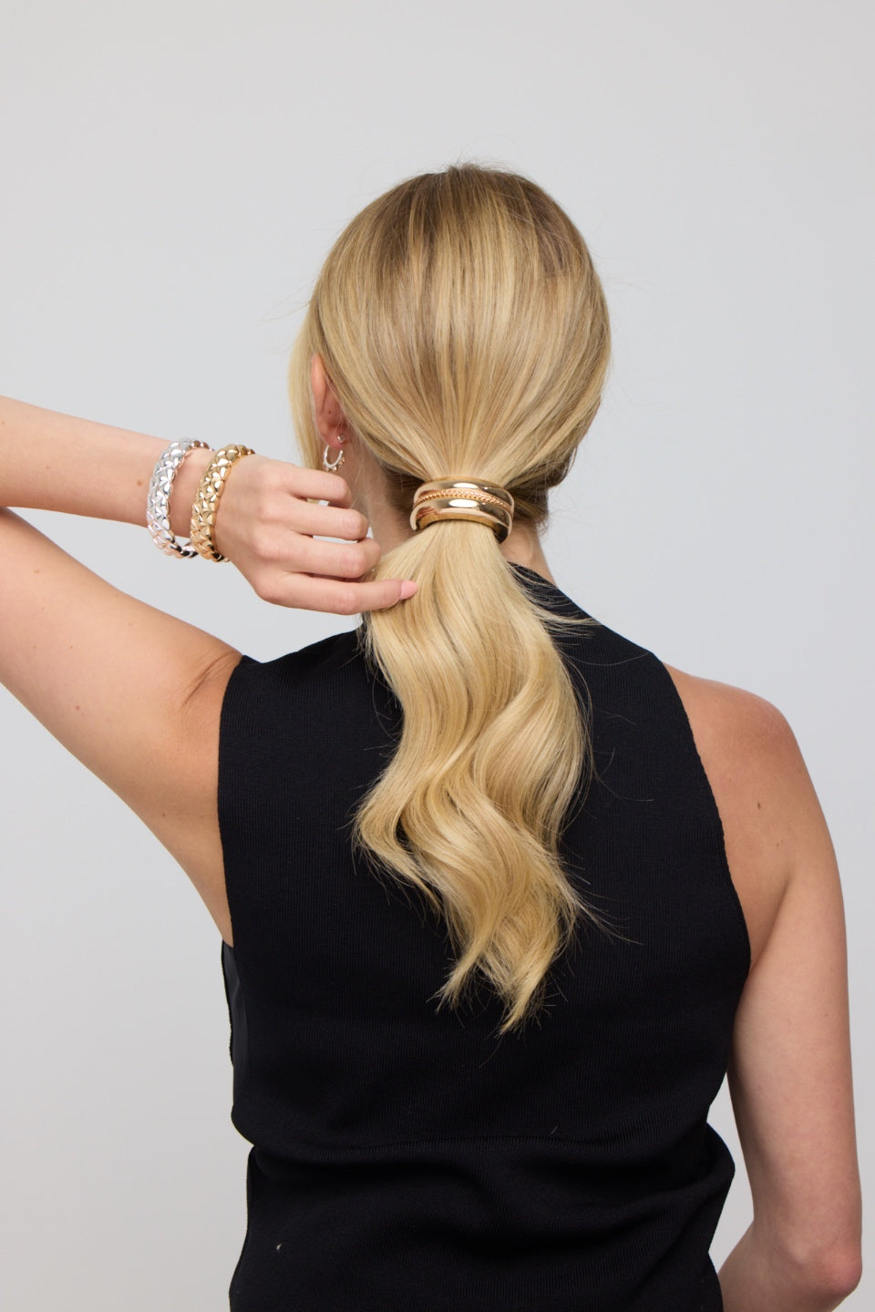 Macaron Hair Cuff - Gold