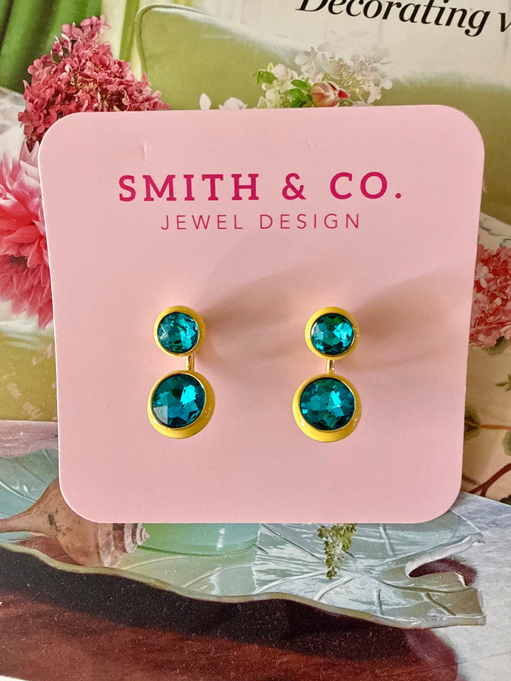 Maison Wrap Earring - Yellow / Turquoise