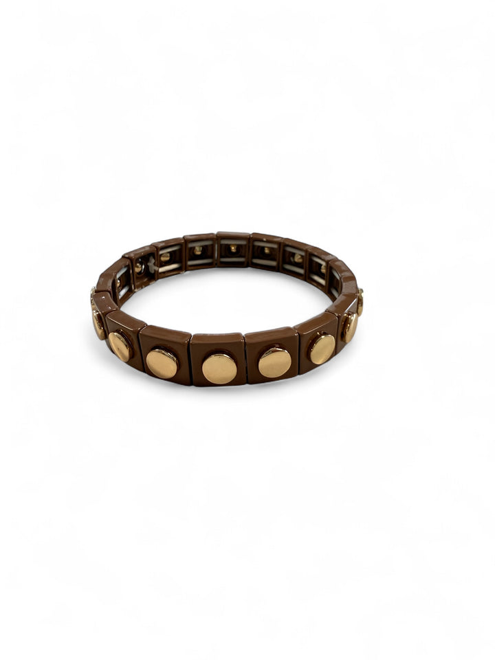 Geometric Bracelet - Mocha