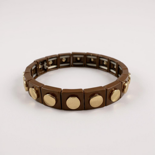 Geometric Bracelet - Mocha