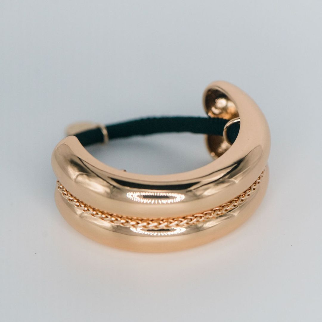 Macaron Hair Cuff - Gold