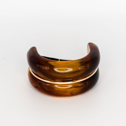 Macaron Hair Cuff - Tortoise
