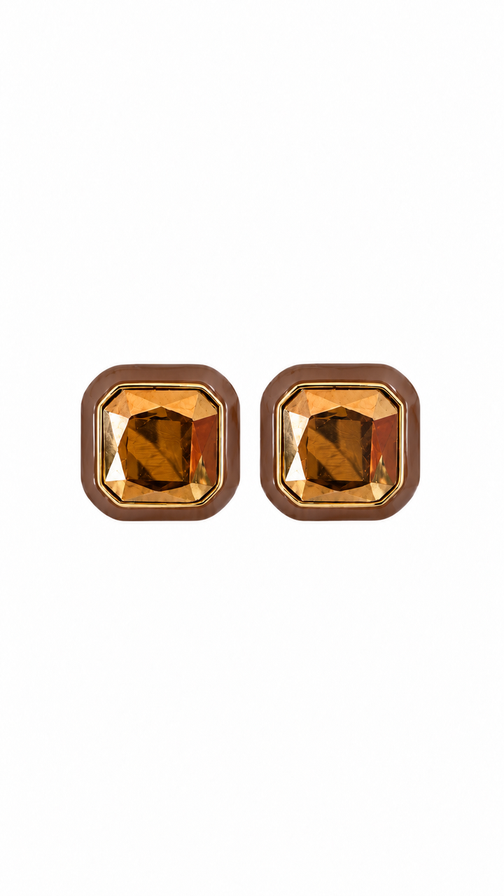 Lumiere Earring - Brown