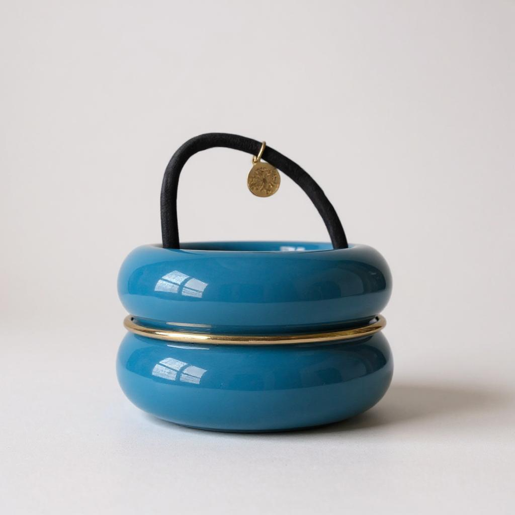 Macaron Hair Cuff - Cornflower Blue