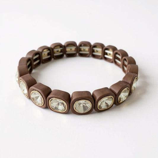 Jelly Pop Bracelet - Mocha