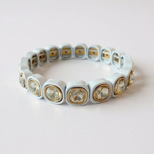 Jelly Pop Bracelet - White