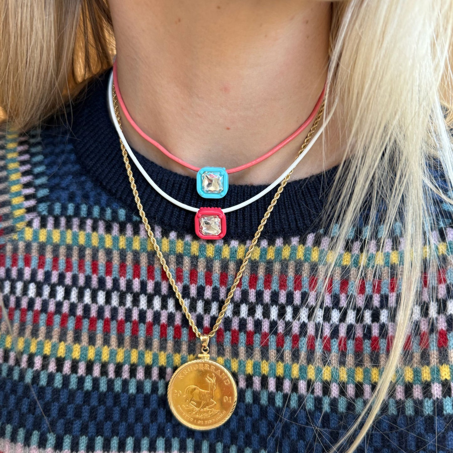 Candy Collar Necklace - Hawaiian Punch