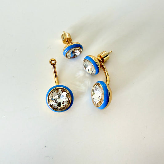 Maisson Wrap Earring - Blue