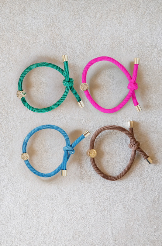 Original Smith & Co. Hair Tie Set - Peacock
