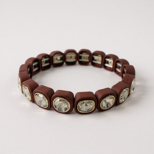 Jelly Pop Bracelet - Garnet