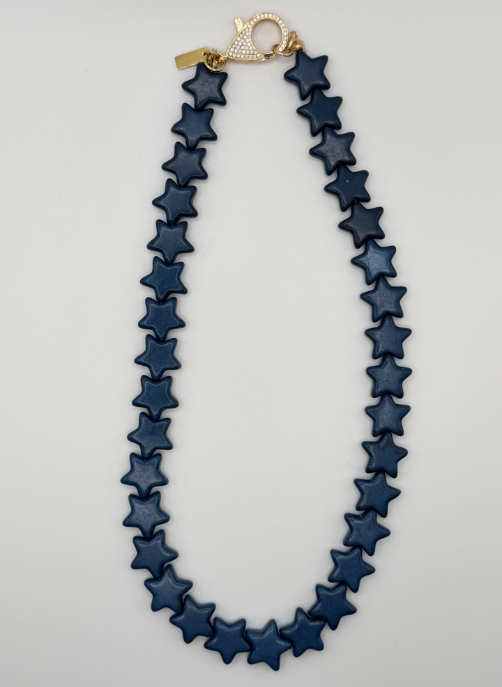 Star Necklace - Small - Navy