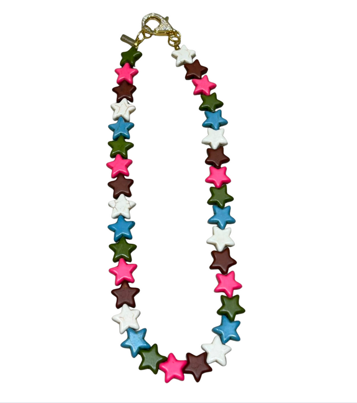 Star Necklace - Small - Fall Mix