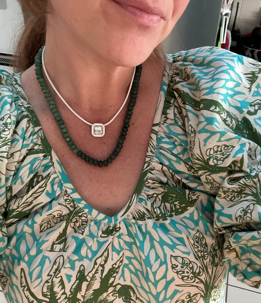 Candy Collar Necklace - White