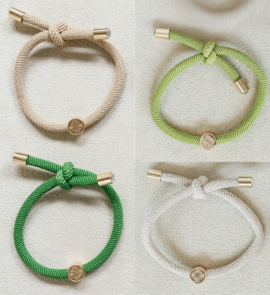 Original Smith & Co. Hair Tie Set - Spring Green
