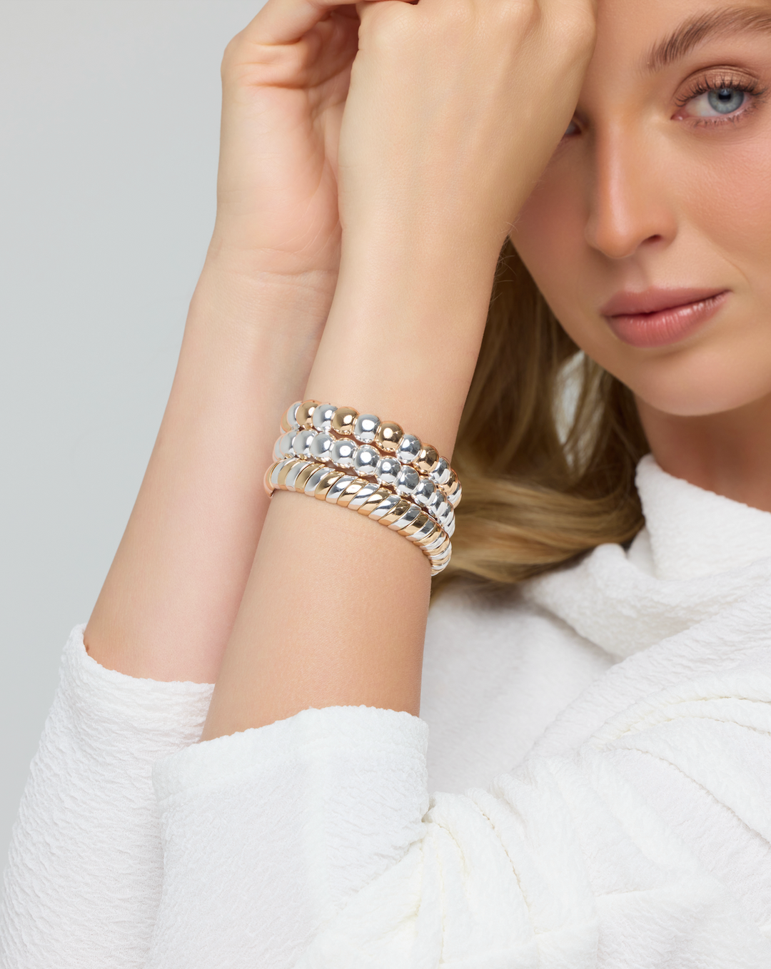 Coil Bracelet - Silver / Gold