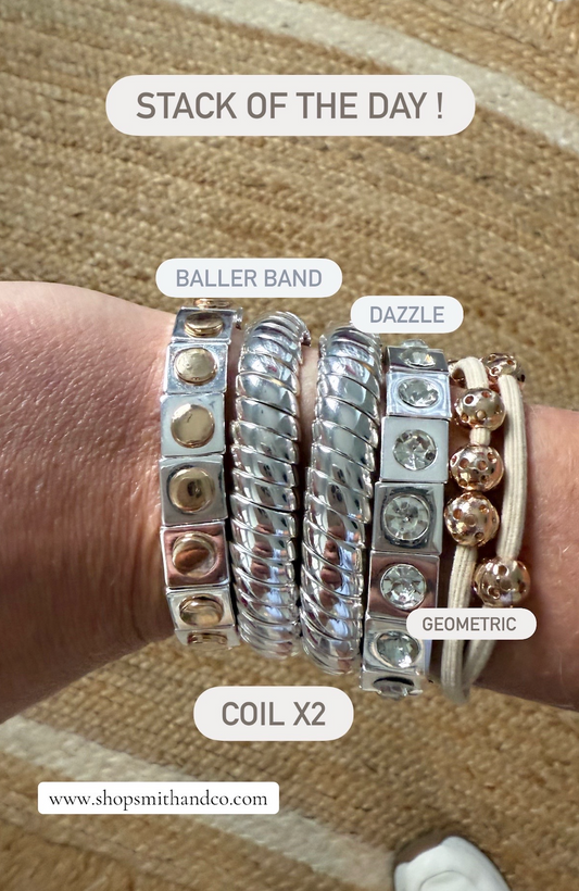 Coil Bracelet - Silver