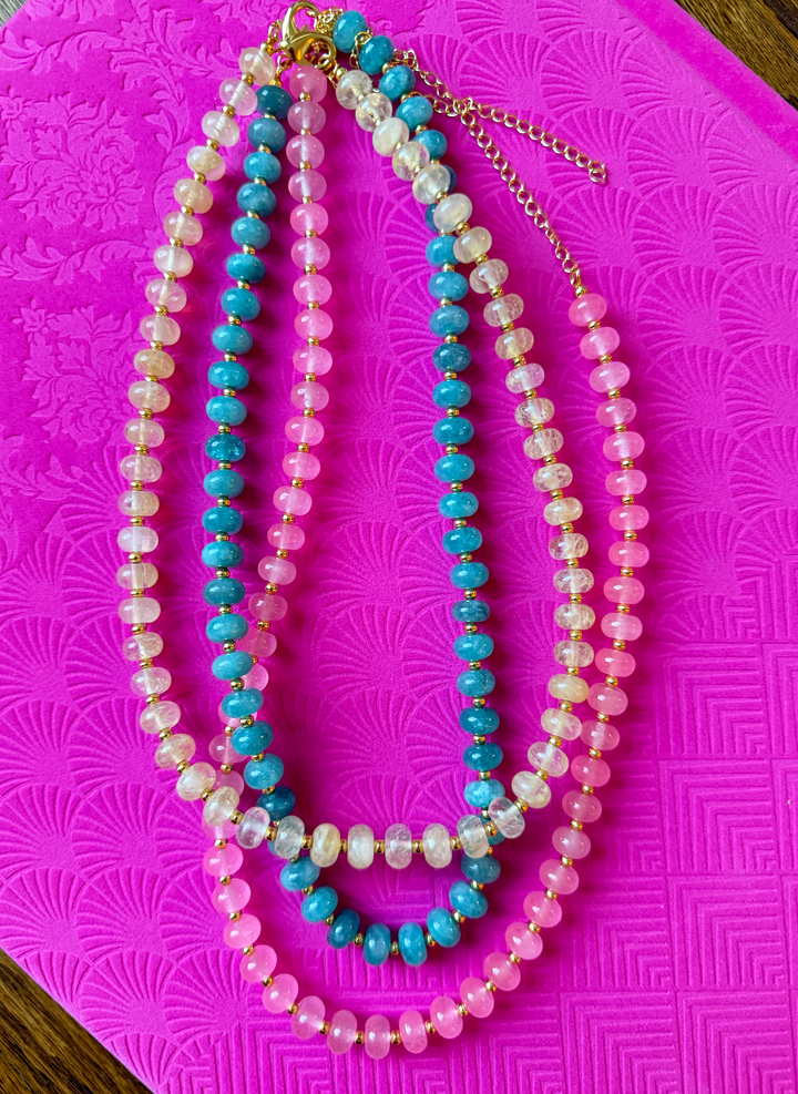 Sea Glass Necklace - Coconut