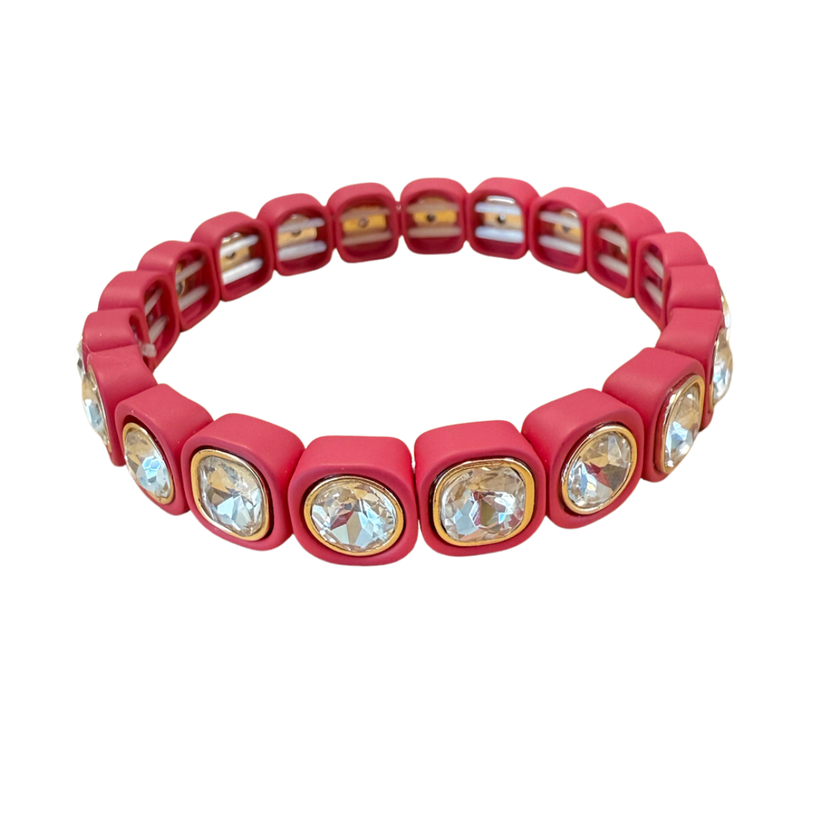 Jelly Pop Bracelet - Raspberry Pink