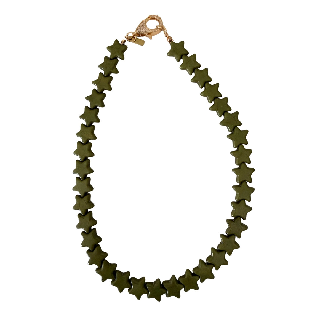 Star Necklace - Small - Hunter Green