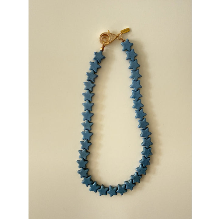 Star Necklace - Small - Dusty Blue