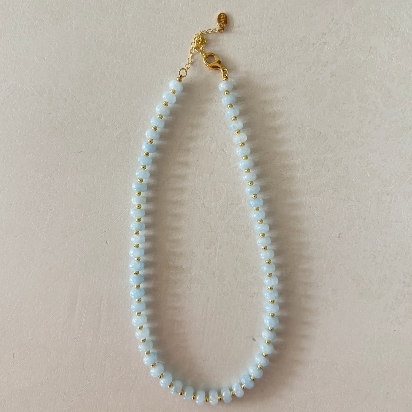 Sea Glass Necklace - Dusty Blue