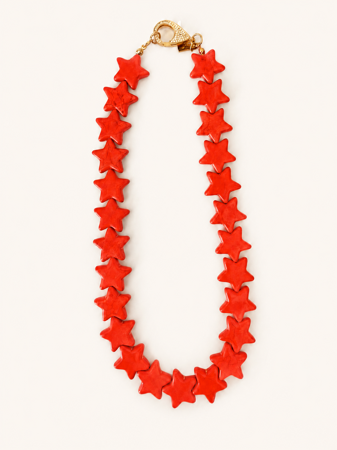 Star Necklace - Large - Bright Red PREORDER ships 9/28