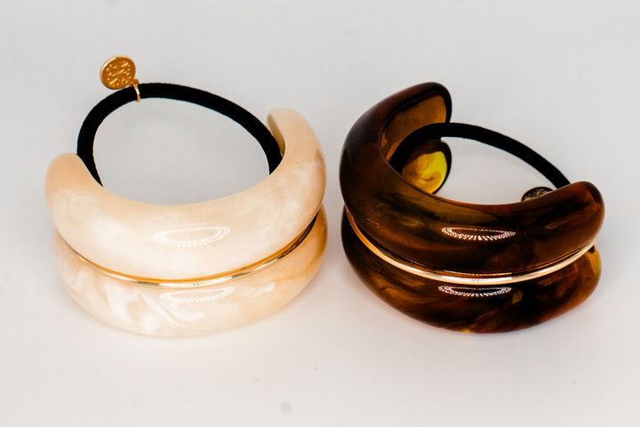 Macaron Hair Cuff - Coconut