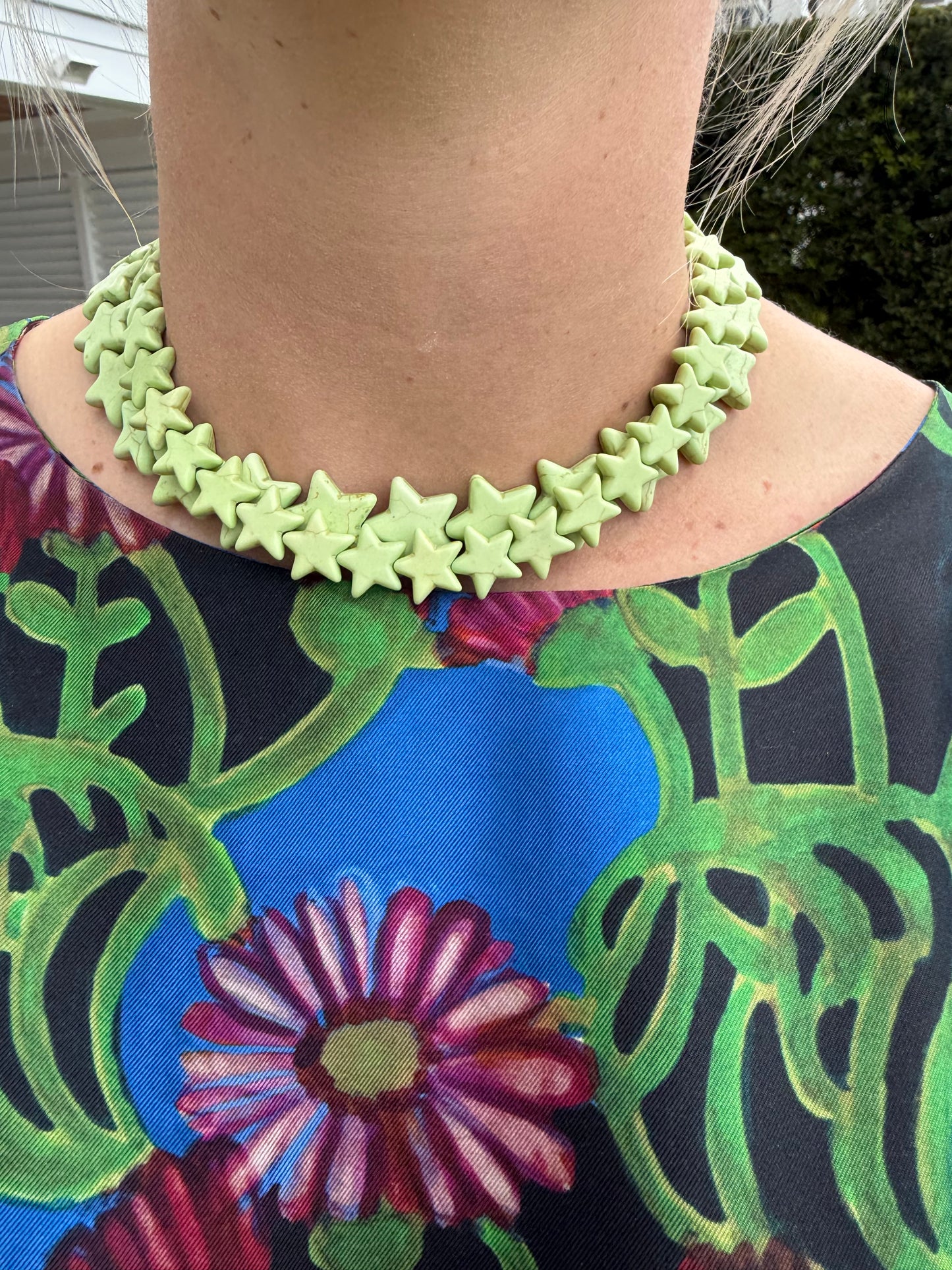 Sea Star Necklace - Small - Green
