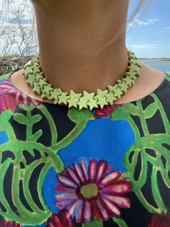Star Necklace - Large - Green